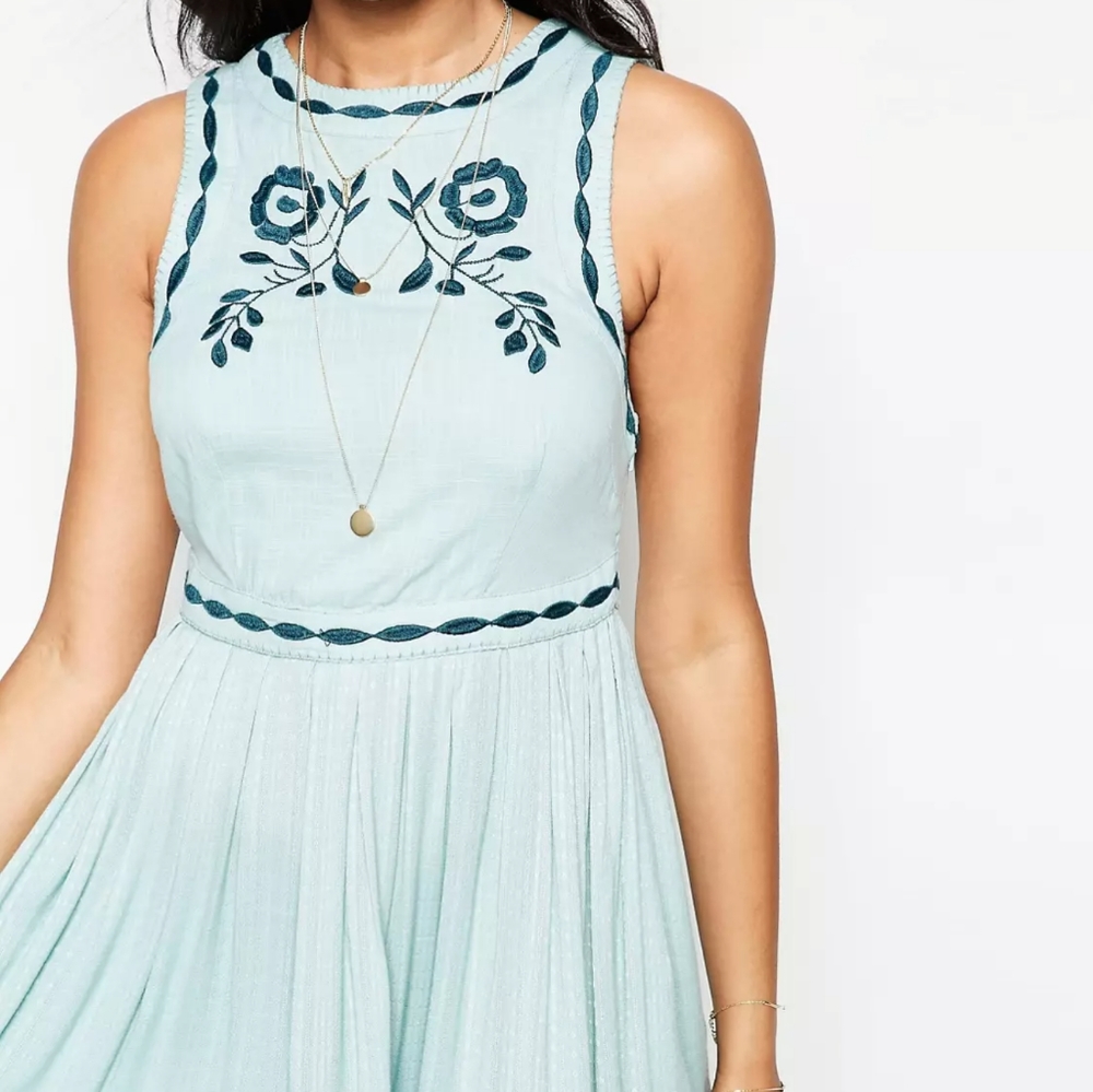 Free People Birds of Feather dress 6 EUC - Picture 3 of 11